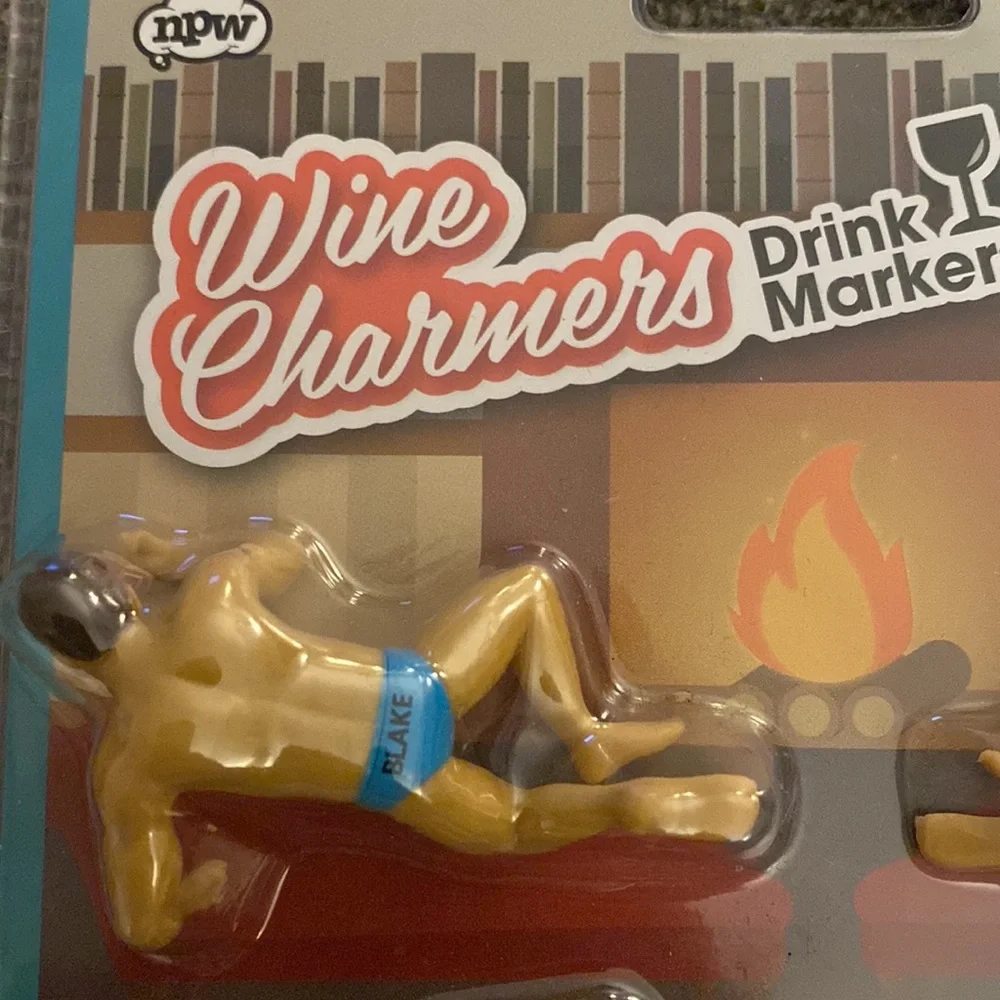 NEW set of 4 Wine Charmers - Drink Markers